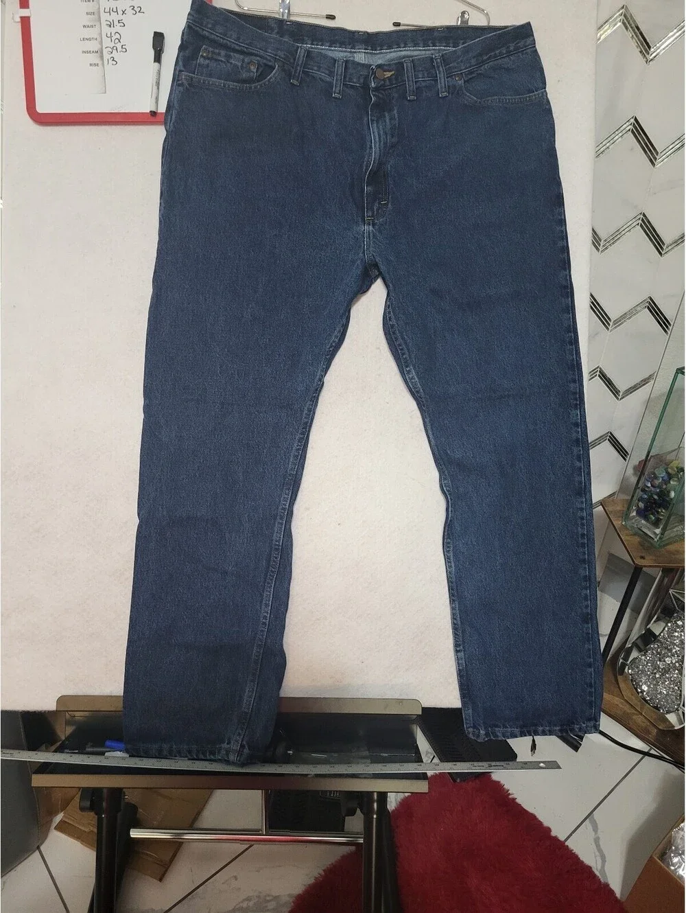 Levi's Classic Blue Denim Jeans Size 44x32
